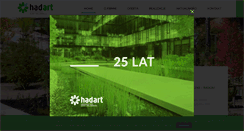 Desktop Screenshot of hadart.pl
