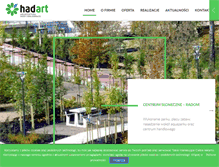 Tablet Screenshot of hadart.pl